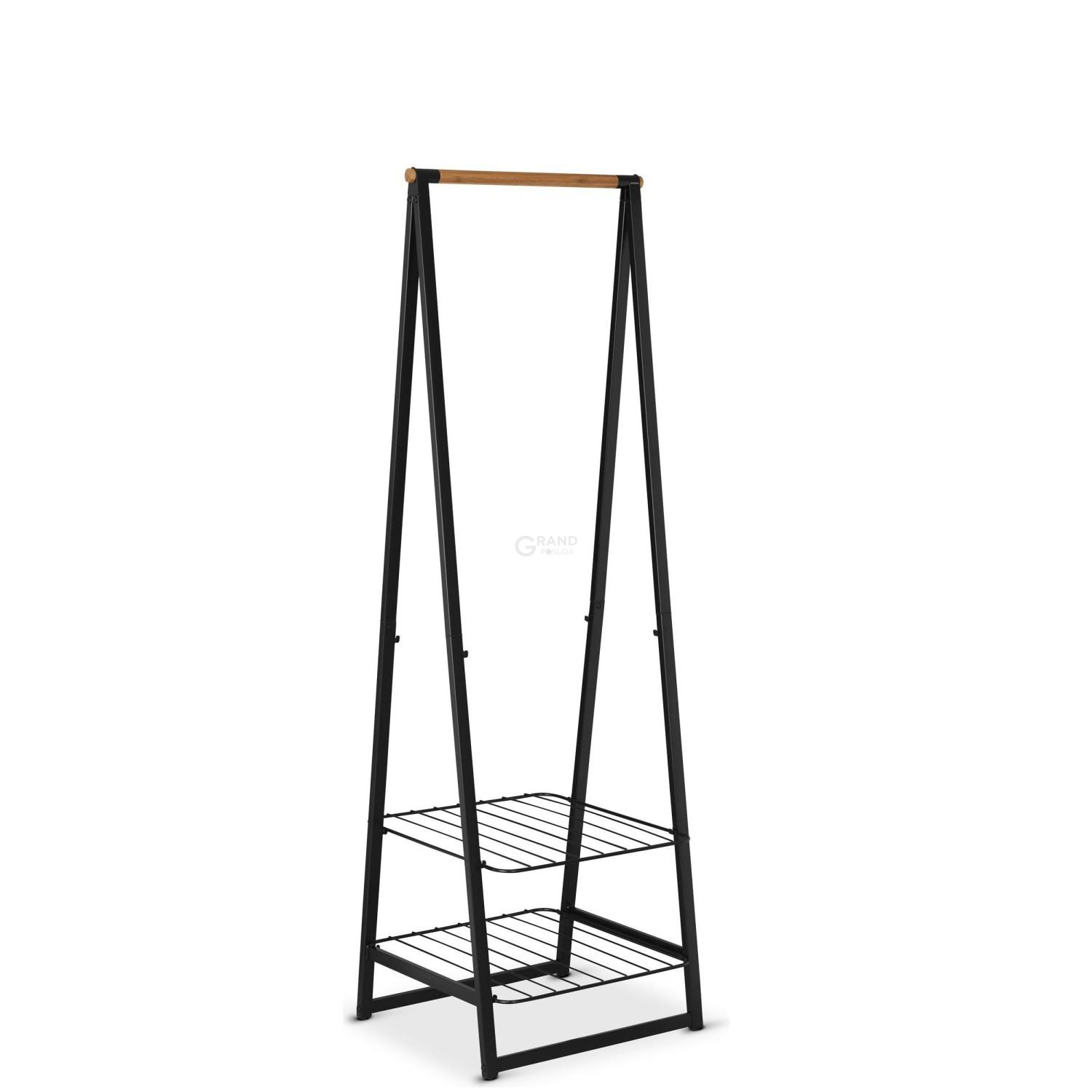 Brabantia Стійка для одягу 190х60,6х57 см чорна | https://grandposuda.com.ua