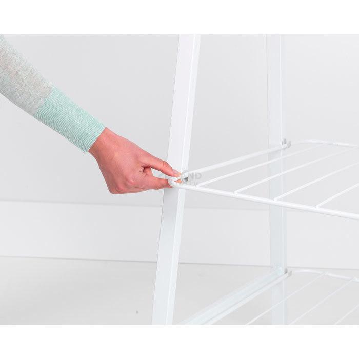 Brabantia Стійка для одягу 190х60,6х57 см біла | https://grandposuda.com.ua