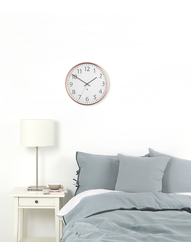 Umbra Часы настенные perftime медь | https://grandposuda.com.ua