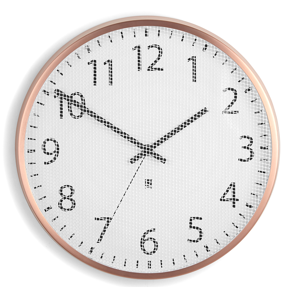 Umbra Часы настенные perftime медь | https://grandposuda.com.ua