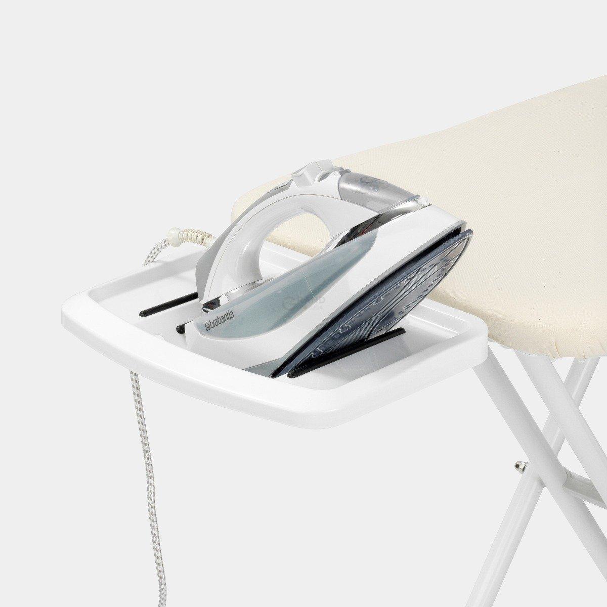 Brabantia Доска со стационарной подставкой для парового утюга 124 x 45 см (С) Botanical | https://grandposuda.com.ua