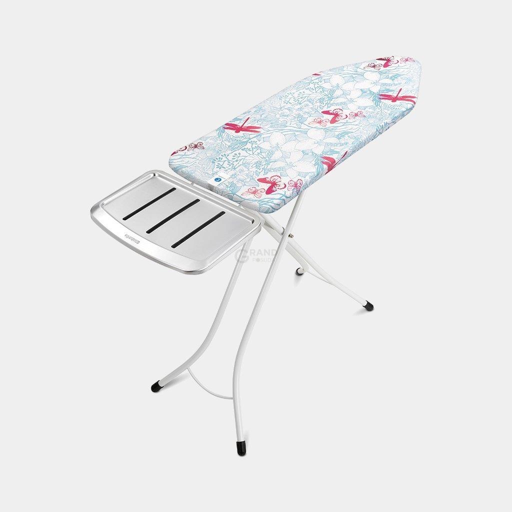 Brabantia Дошка зі стаціонарної підставкою для парової системи 124 x 45 cm (С) - 25 мм Botanical | https://grandposuda.com.ua