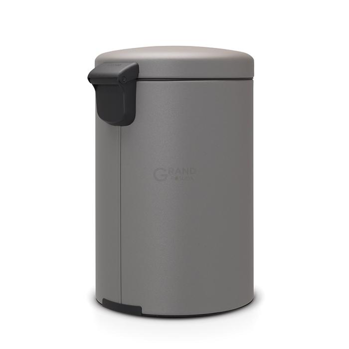 Brabantia Мусорный бак с педалью 20 л минерально-серый NewIcon | https://grandposuda.com.ua