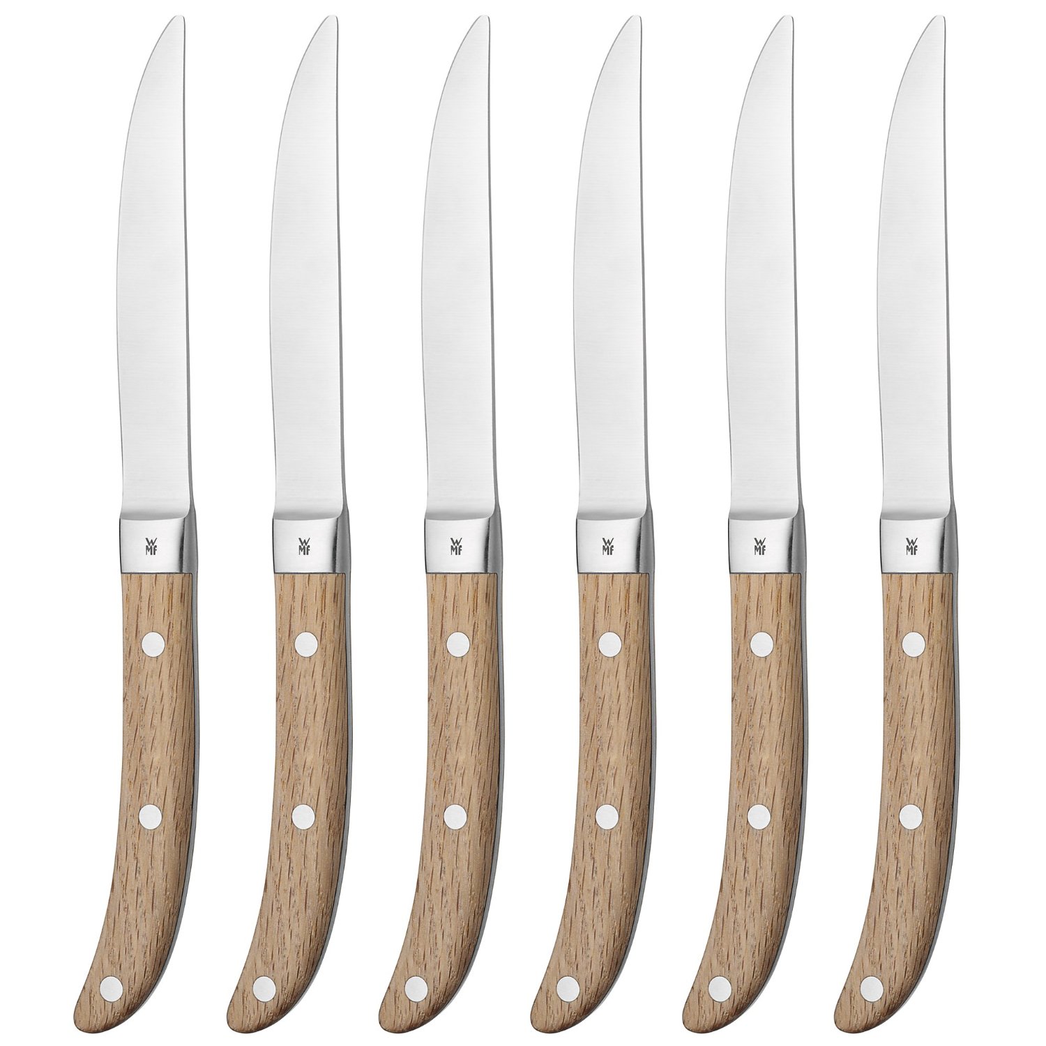 WMF Столовый нож для стейка, набор 6 предметов Ranch | https://grandposuda.com.ua