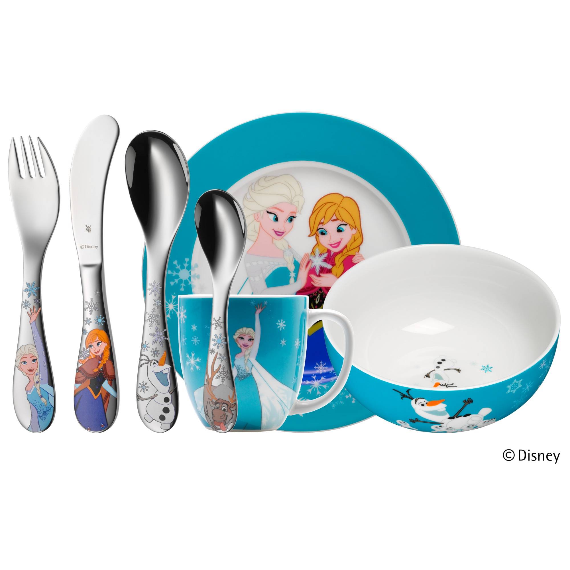 WMF Набор детской посуды 7 предметов Disney Frozen | https://grandposuda.com.ua