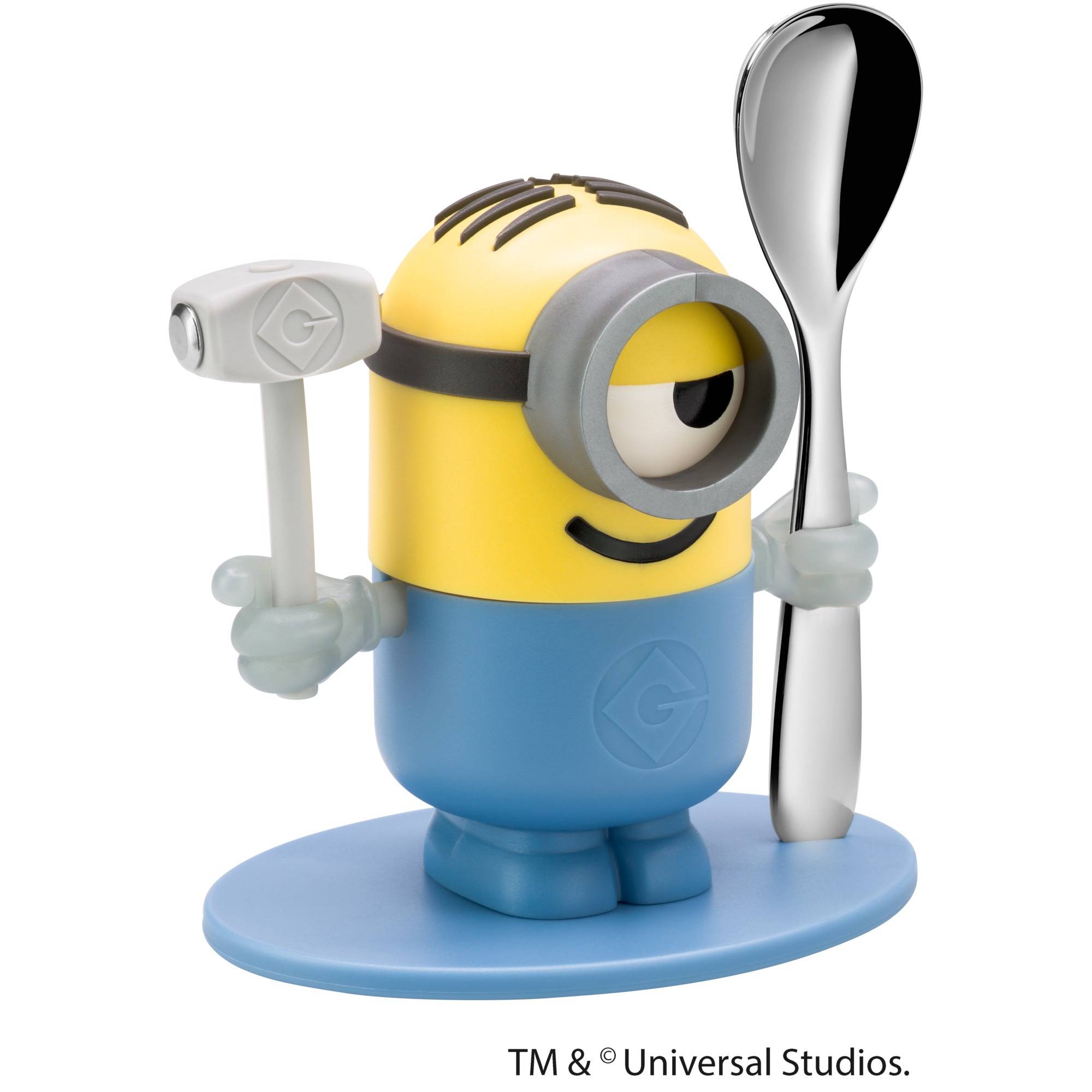 WMF Детская подставка для яйца и ложка Minions WMF Детская подставка для яйца и ложка Minions | https://grandposuda.com.ua