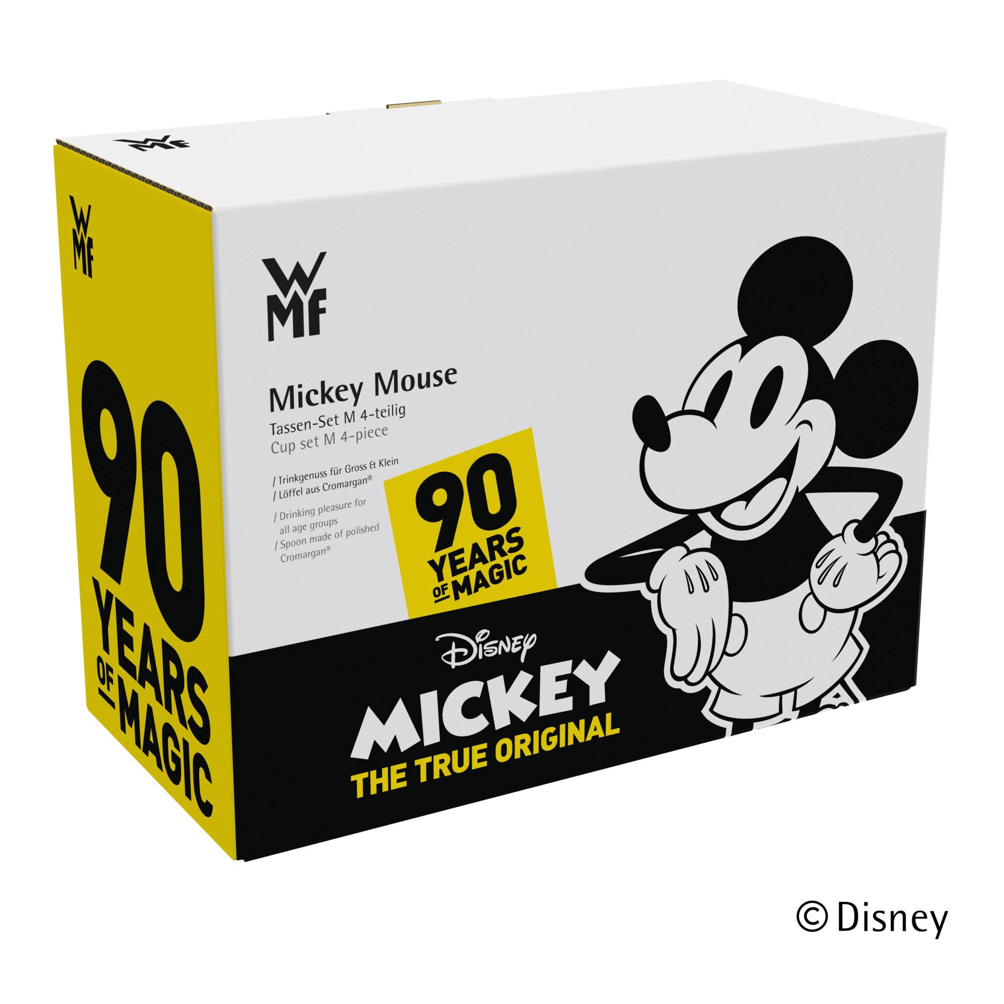 WMF Набор детских кружек и ложек, 4 предмета, Mickey Mouse | https://grandposuda.com.ua