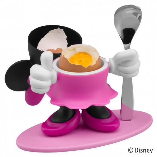 WMF Детская подставка для яйца с ложкой Minnie Mouse | https://grandposuda.com.ua