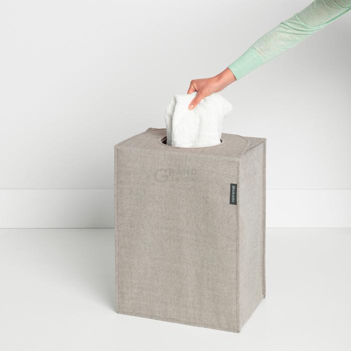 Brabantia Сумка для білизни сіра 55 л | https://grandposuda.com.ua