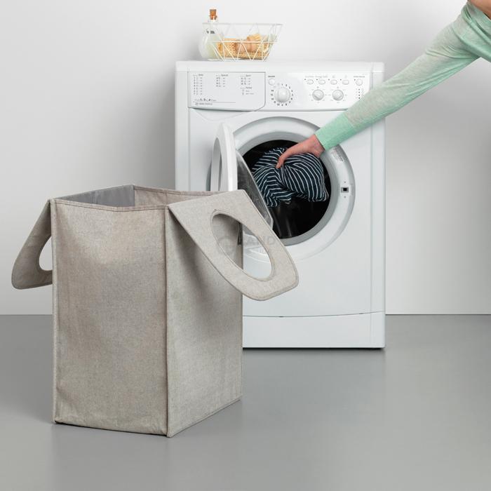 Brabantia Сумка для білизни сіра 55 л | https://grandposuda.com.ua