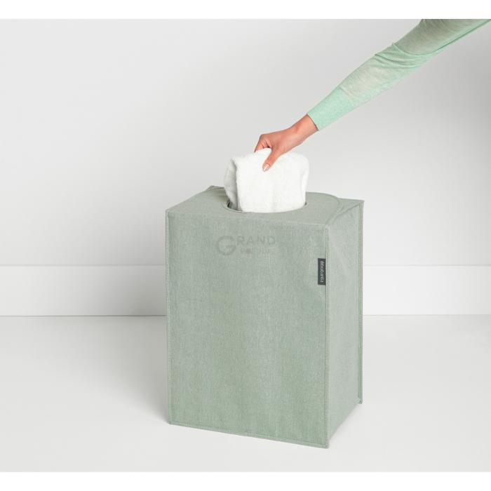 Brabantia Сумка для белья серо-зеленая 55 л | https://grandposuda.com.ua