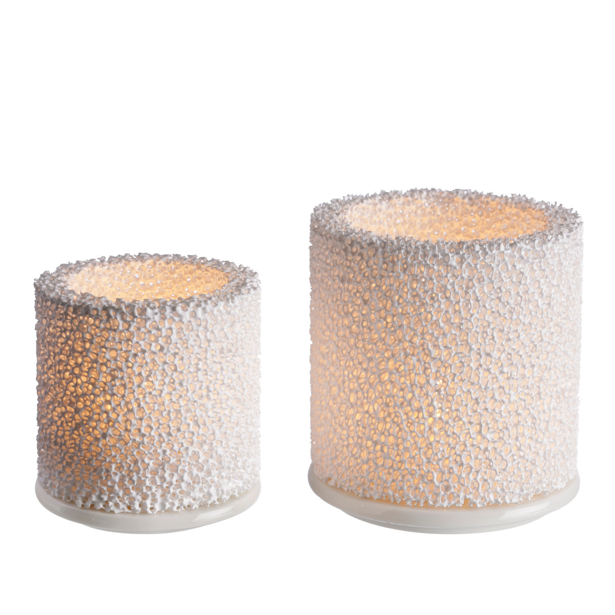 Iittala Підсвічник 12,5х11х11х11 см білий Fire | https://grandposuda.com.ua