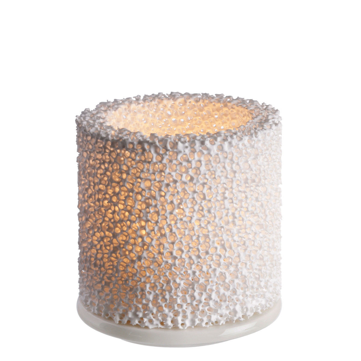 Iittala Підсвічник 12,5х11х11х11 см білий Fire | https://grandposuda.com.ua