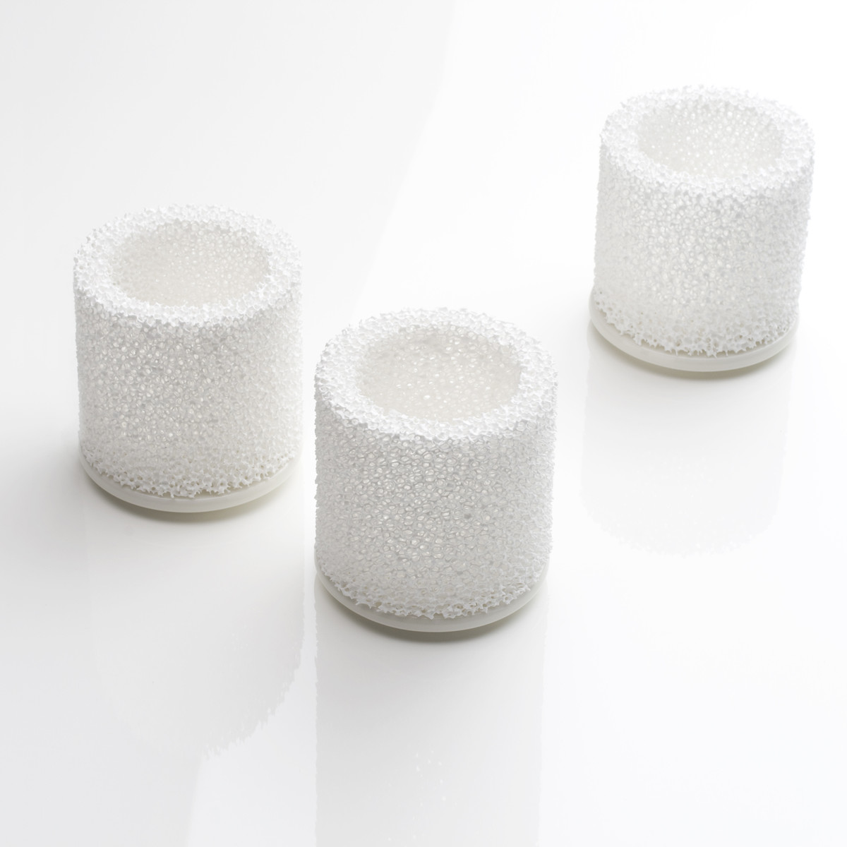 Iittala Підсвічник 12,5х11х11х11 см білий Fire | https://grandposuda.com.ua