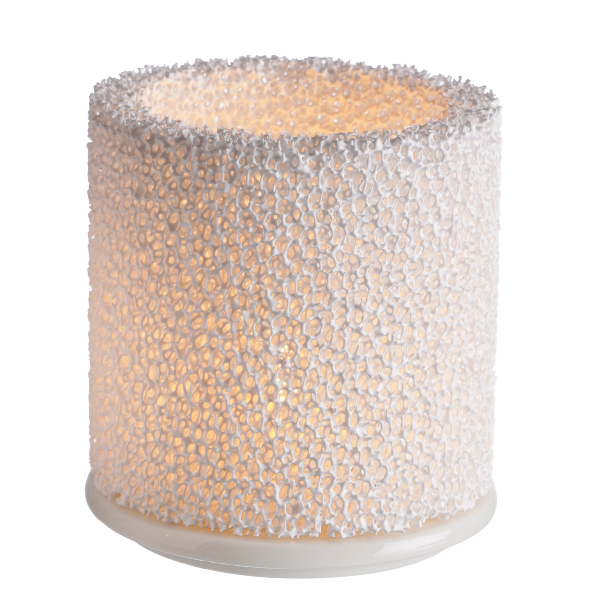 Iittala Підсвічник 12,5х11х11х11 см білий Fire | https://grandposuda.com.ua