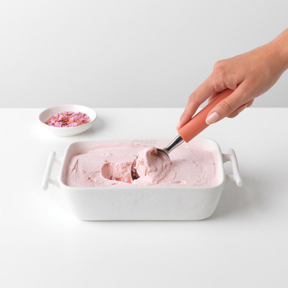 Brabantia Ложка для мороженного 20 см терракотовая Tasty Colours Plus | https://grandposuda.com.ua