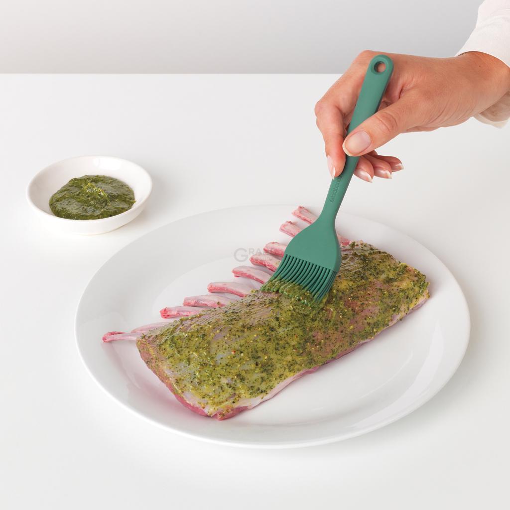Brabantia Кондитерская кисть силиконовая зеленая 17,4 см Tasty Colours Plus | https://grandposuda.com.ua