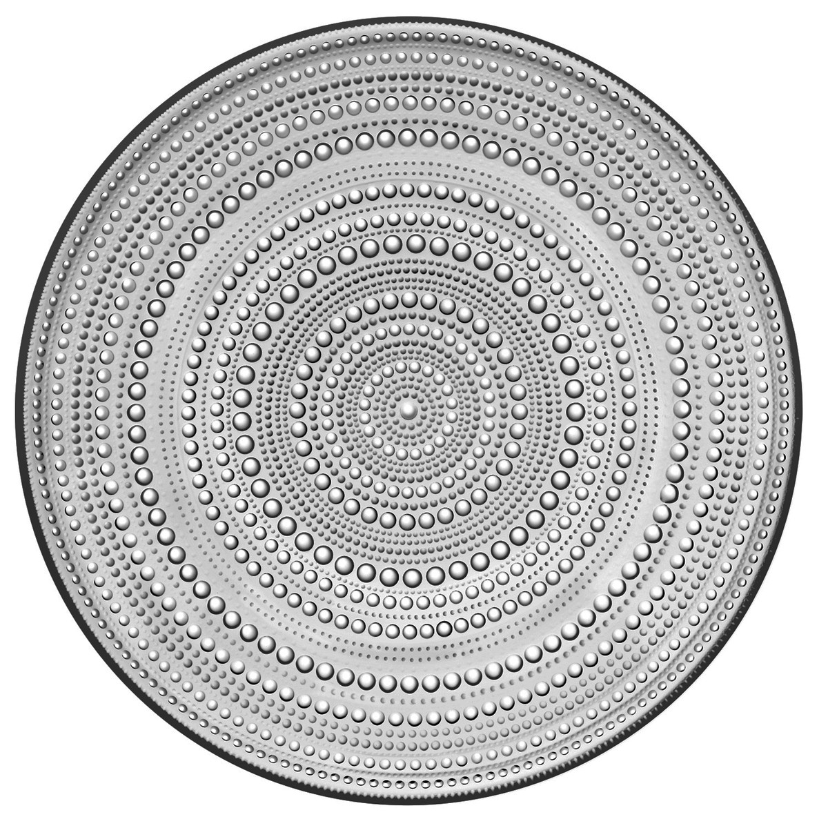 Iittala Блюдо Ø 31,5 см сіре Kastehelmi | https://grandposuda.com.ua