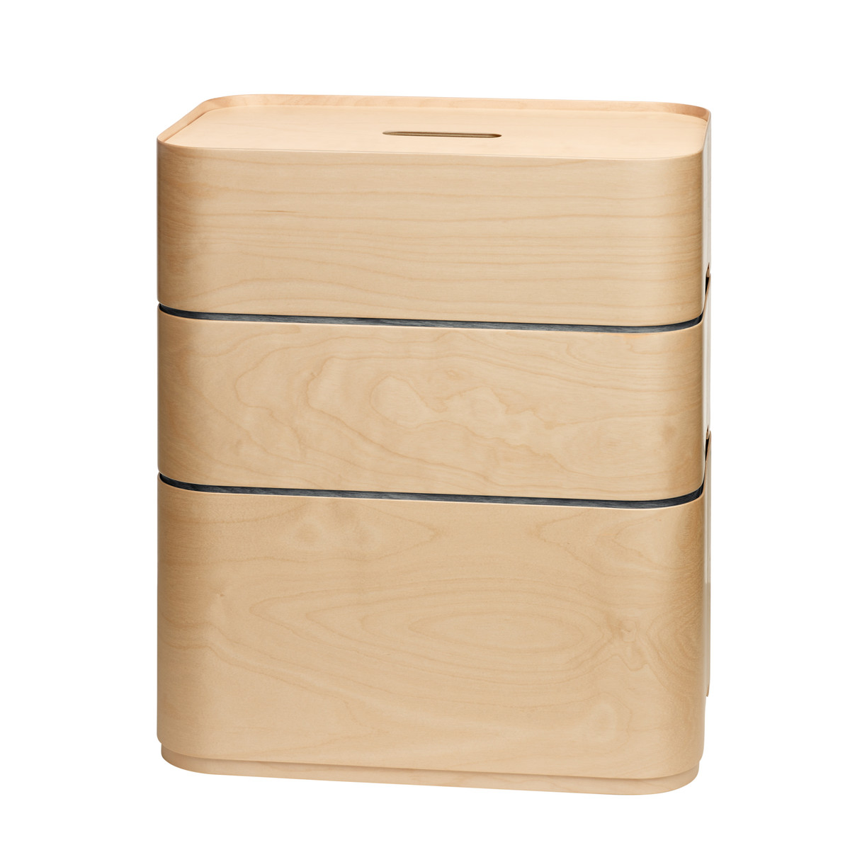 Iittala Ємність для зберігання 15х30х45 см світло-коричнева Vakka | https://grandposuda.com.ua