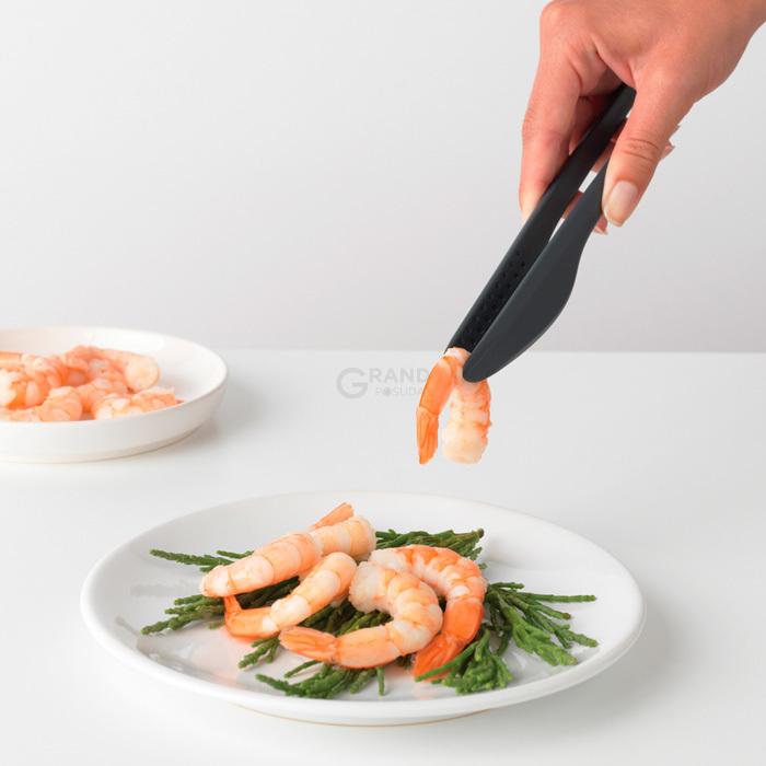 Brabantia Щипцы 29,2 см темно-серые Tasty Colours Plus | https://grandposuda.com.ua