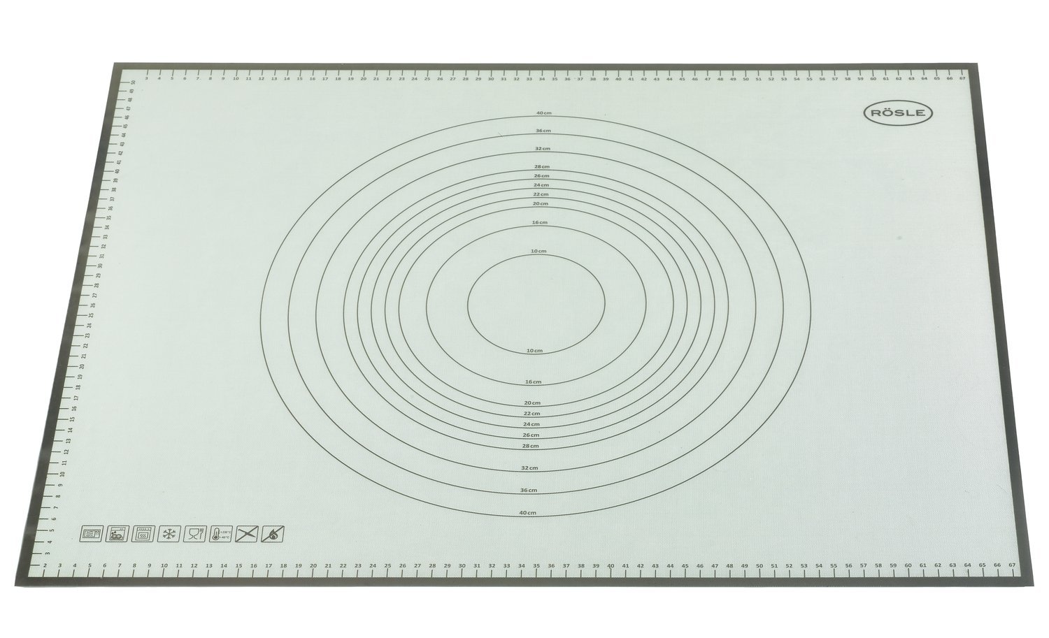Rosle Коврик для выпечки, силиконовый, 68 x 53 x 0.1 см | https://grandposuda.com.ua