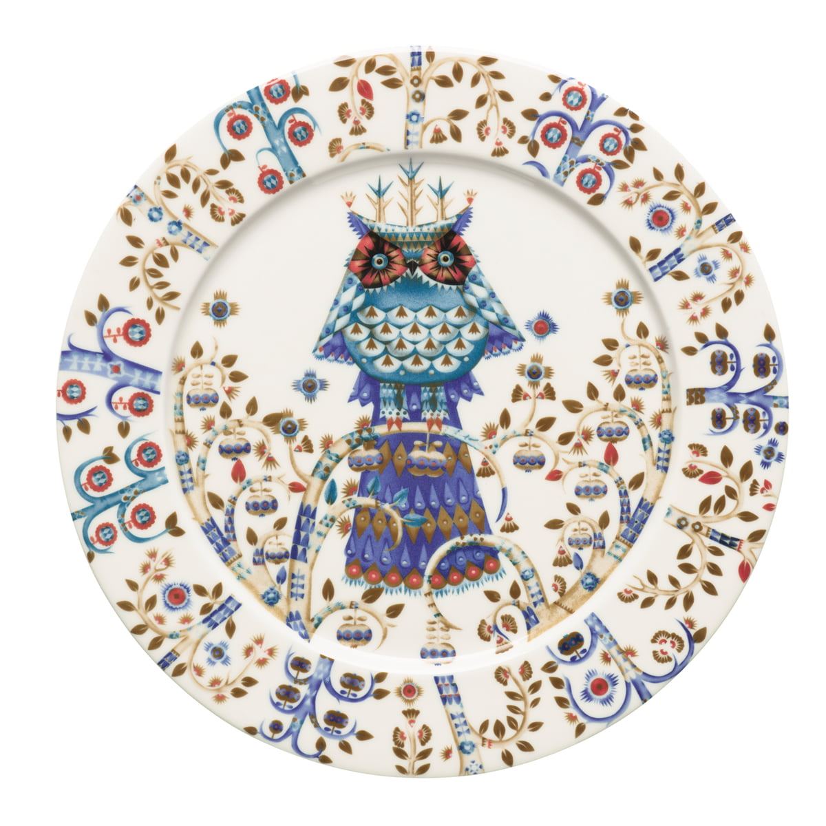 Iittala Тарелка Ø 27 см белая/мульти Taika | https://grandposuda.com.ua