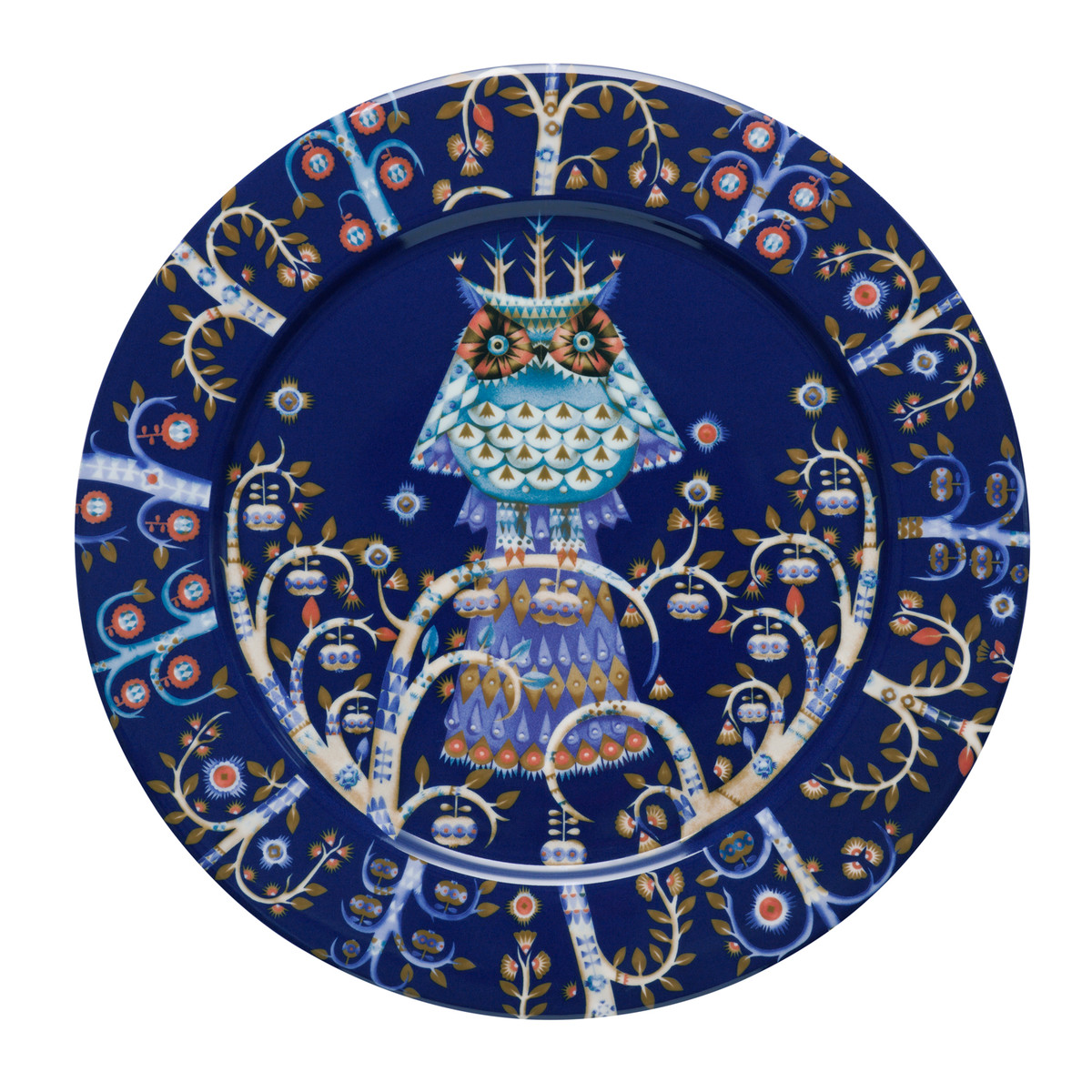 Iittala Тарелка Ø 27 см синяя Taika | https://grandposuda.com.ua