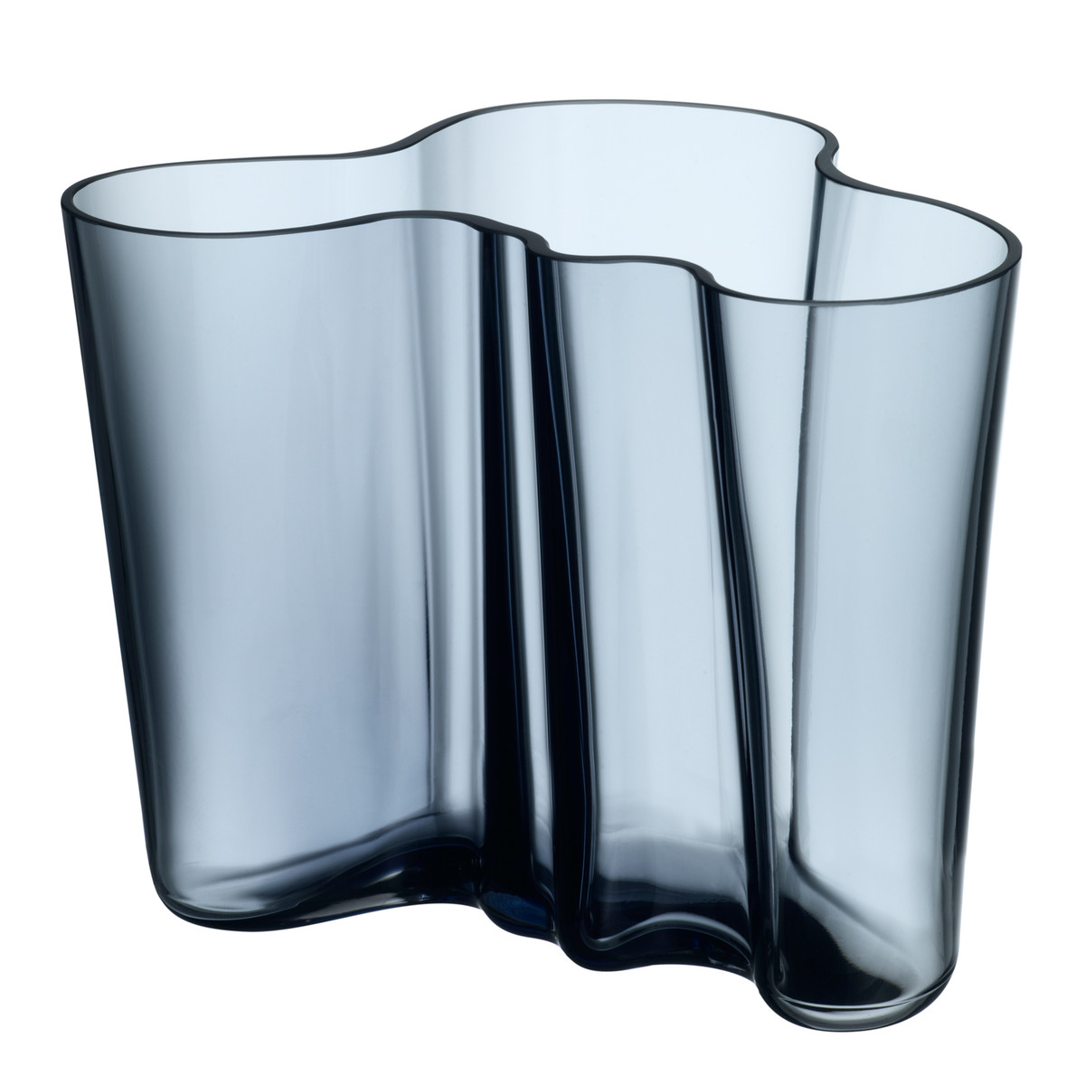 Iittala Ваза 16х19х20 см темно-синя Aalto | https://grandposuda.com.ua