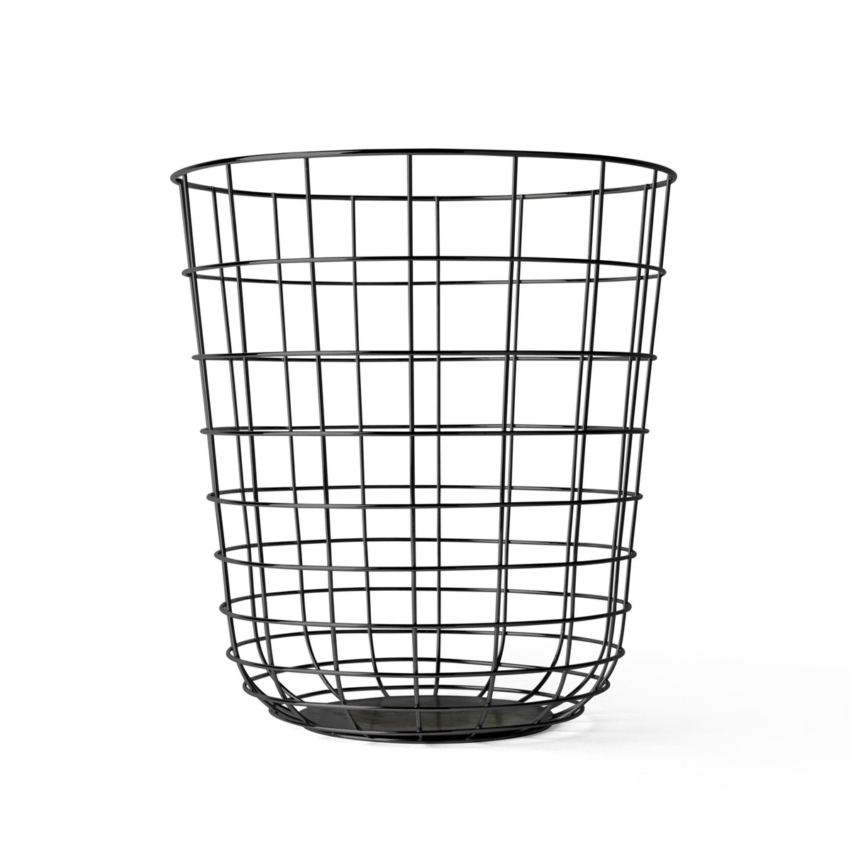 Корзина 35x32x32x32 см черная Wire Menu | https://grandposuda.com.ua