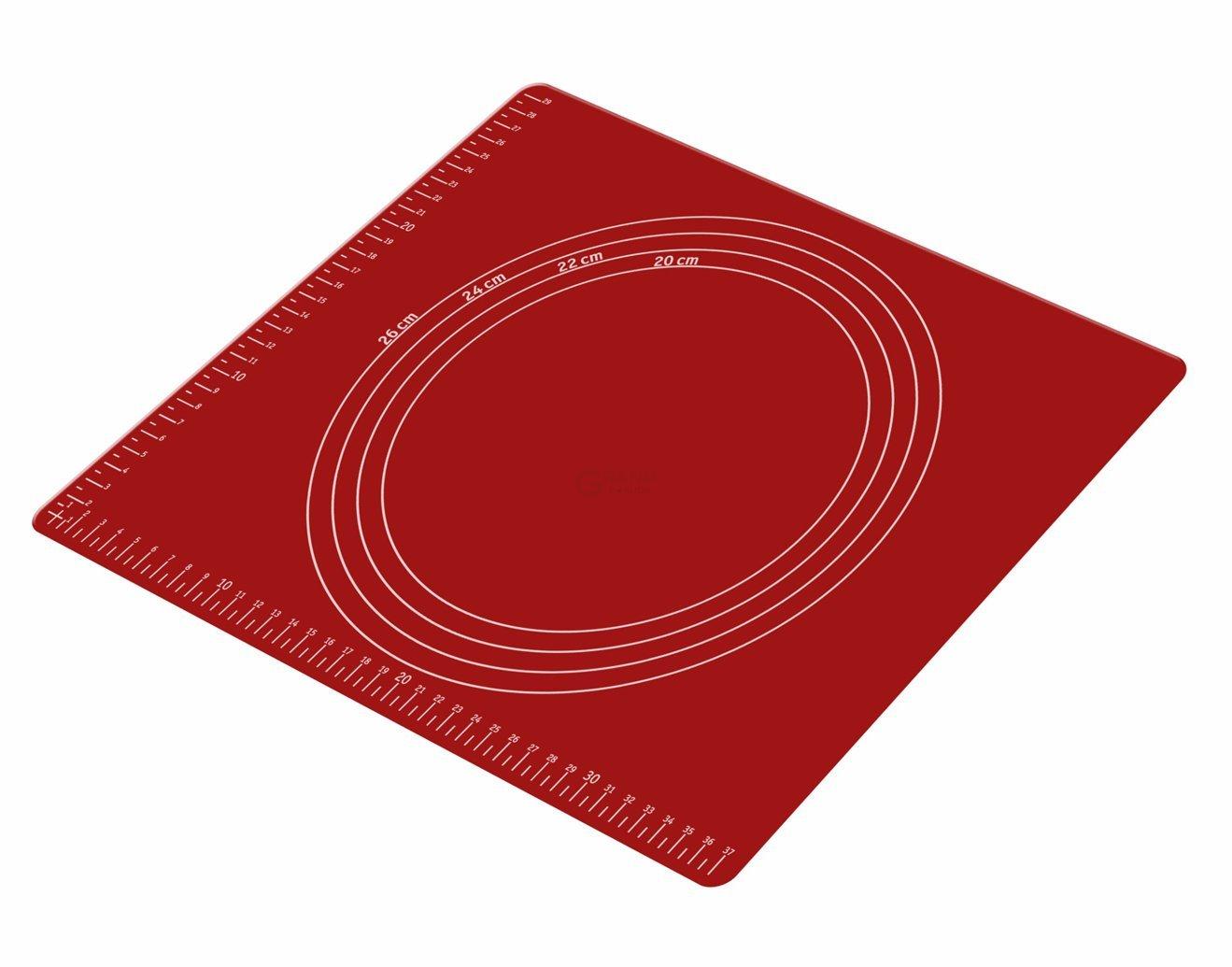 Dr. Oetker Силиконовый коврик для выпечки красный 30 х 38 см Flexxibel | https://grandposuda.com.ua