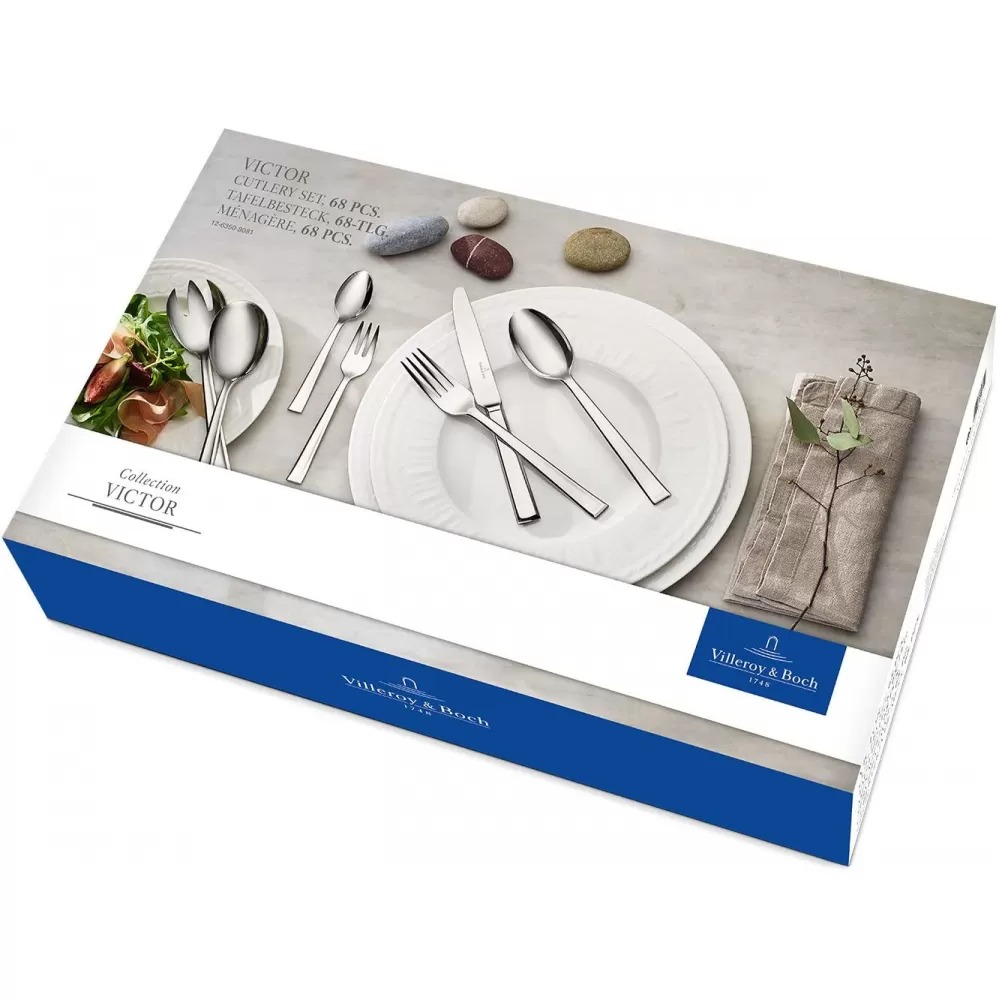 Villeroy & Boch Набір столових приборів 68 предметів Victor | https://grandposuda.com.ua