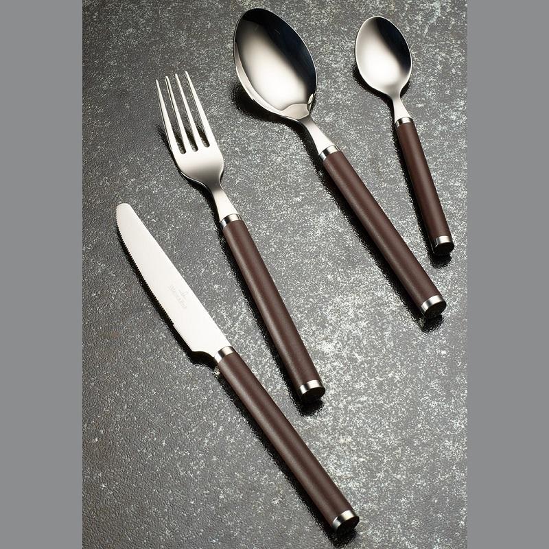 Villeroy & Boch Набір столових приборів 30 предметів Play! chocolate brown | https://grandposuda.com.ua