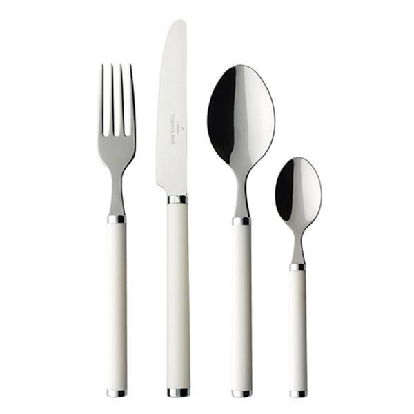Villeroy & Boch Набір столових приборів 24 предметів Play! white pearl | https://grandposuda.com.ua