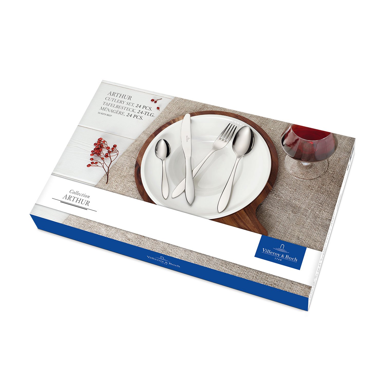 Villeroy & Boch Набор столовых приборов 24 предмета Arthur | https://grandposuda.com.ua