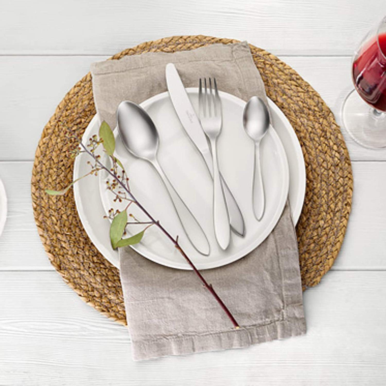 Villeroy & Boch Набор столовых приборов 24 предмета, матовый Arthur | https://grandposuda.com.ua