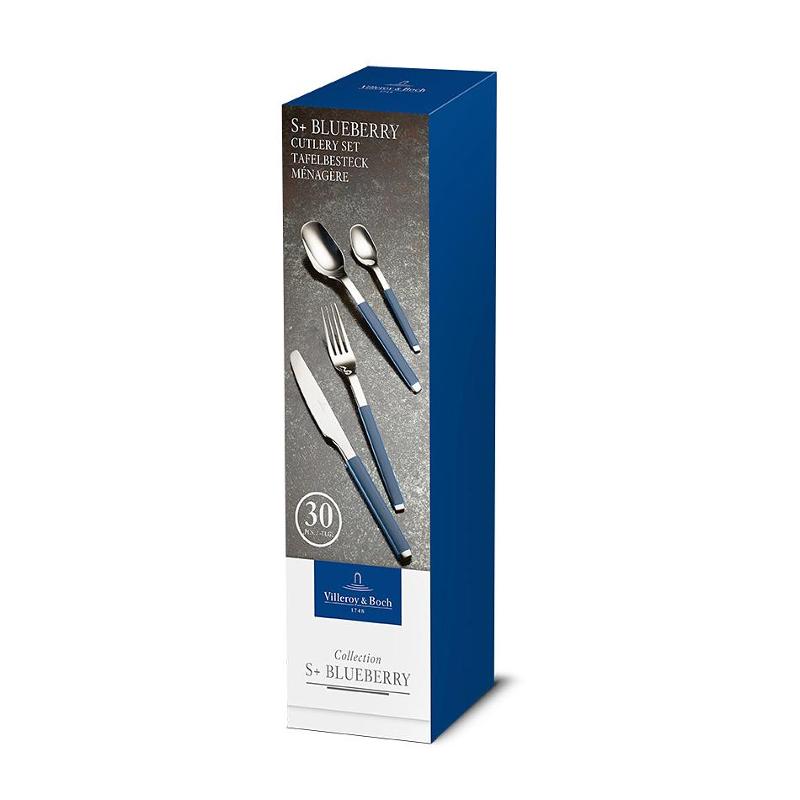 Villeroy & Boch Набір столових приборів 30 предметів S + Blueberry | https://grandposuda.com.ua