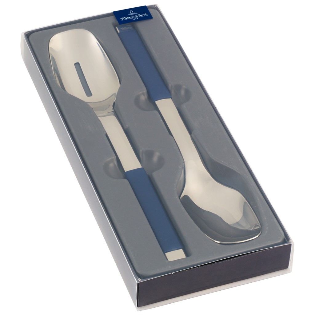 Villeroy & Boch Приборы для салата набор 2 предмета S+ Blueberry | https://grandposuda.com.ua
