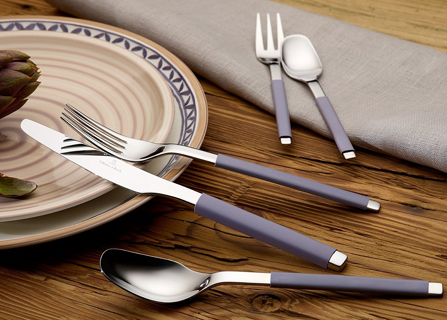 Villeroy & Boch Набор столовых приборов 30 предметов S+ Lavender | https://grandposuda.com.ua