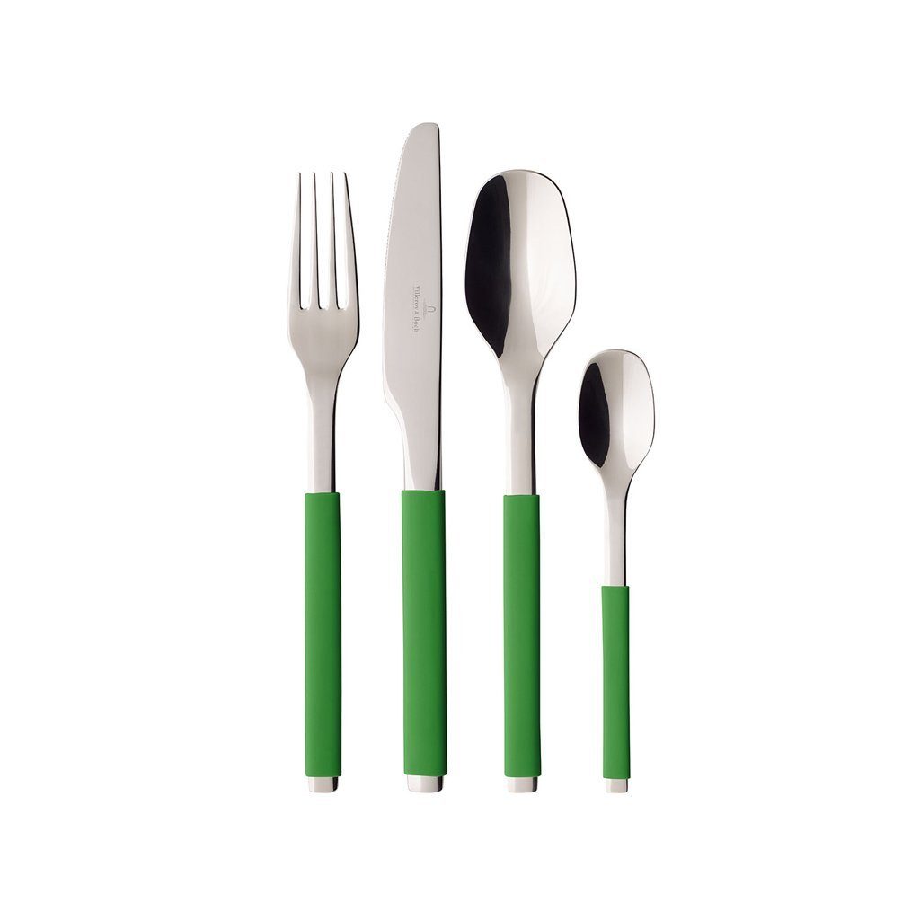 Villeroy & Boch Набір столових приборів 24 предмета S + Green Apple | https://grandposuda.com.ua