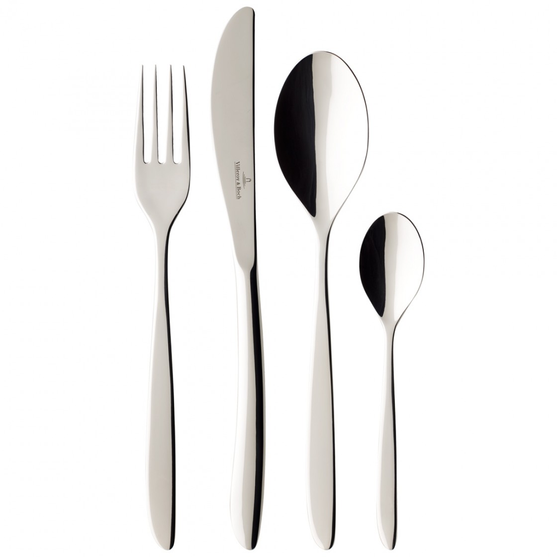 Villeroy & Boch Набор столовых приборов 24 предмета SoftWave | https://grandposuda.com.ua