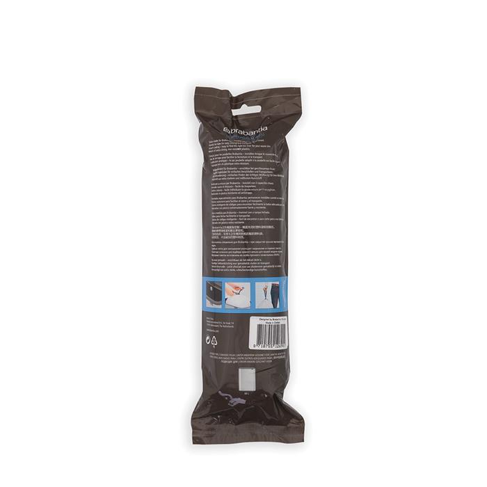 Brabantia Пакети для сміття, 60 л, М 10 шт білих | https://grandposuda.com.ua