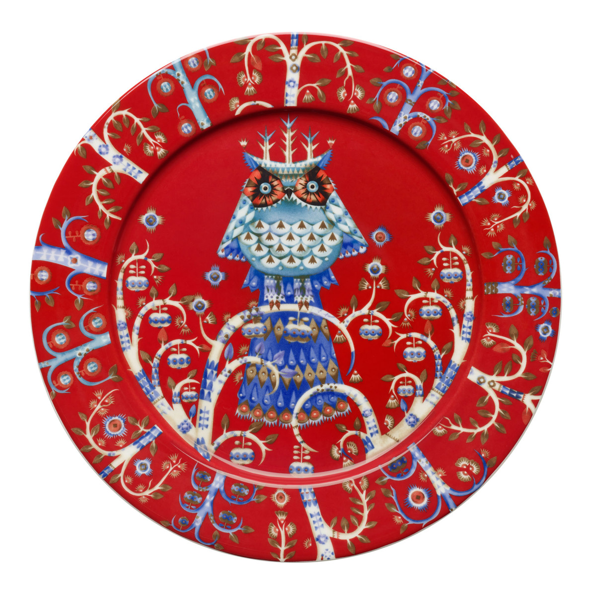 Iittala Тарілка Ø 27 см червона Taika | https://grandposuda.com.ua