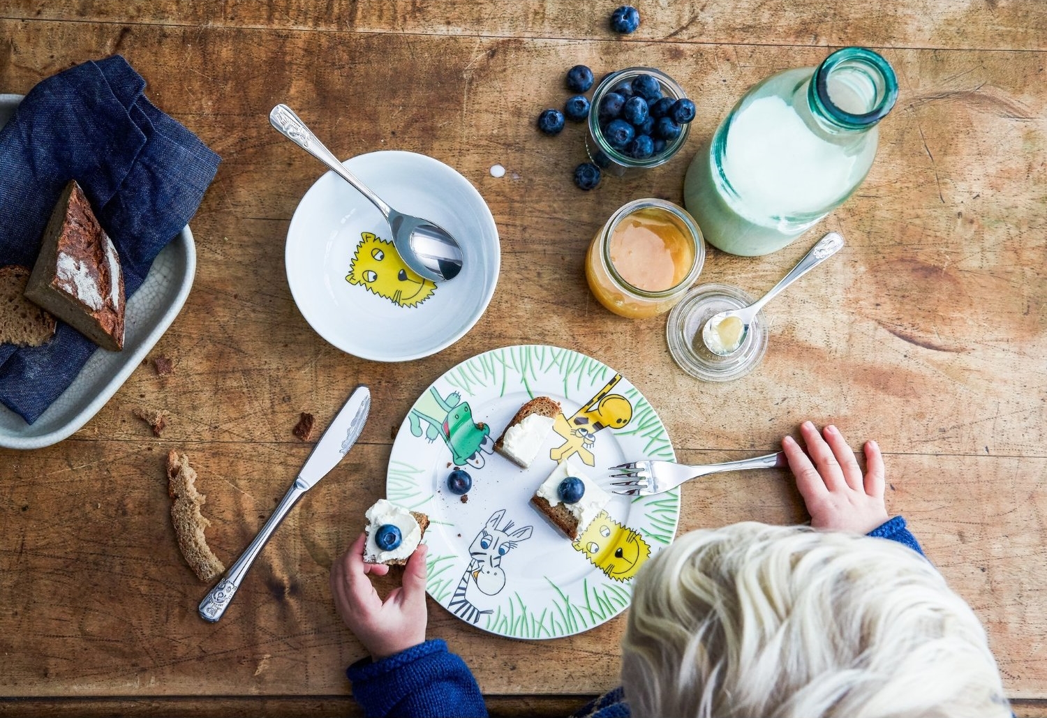 WMF Набір дитячих столових приборів 4 предмета Safari Kinderartikel | https://grandposuda.com.ua