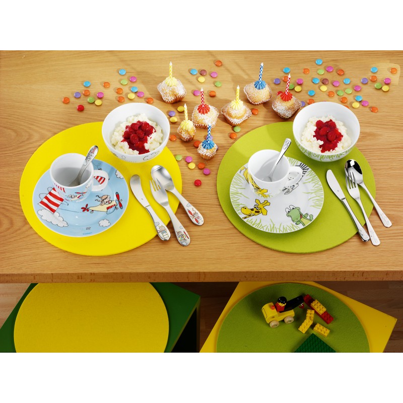 WMF Набір дитячих столових приборів 4 предмета Safari Kinderartikel | https://grandposuda.com.ua