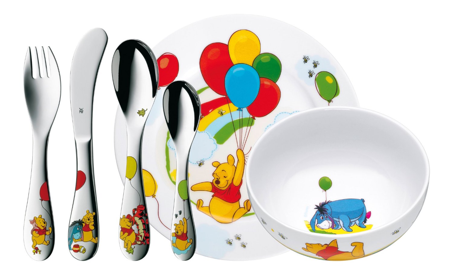 WMF Набір дитячого посуду 6 предметів Winnie the Pooh | https://grandposuda.com.ua
