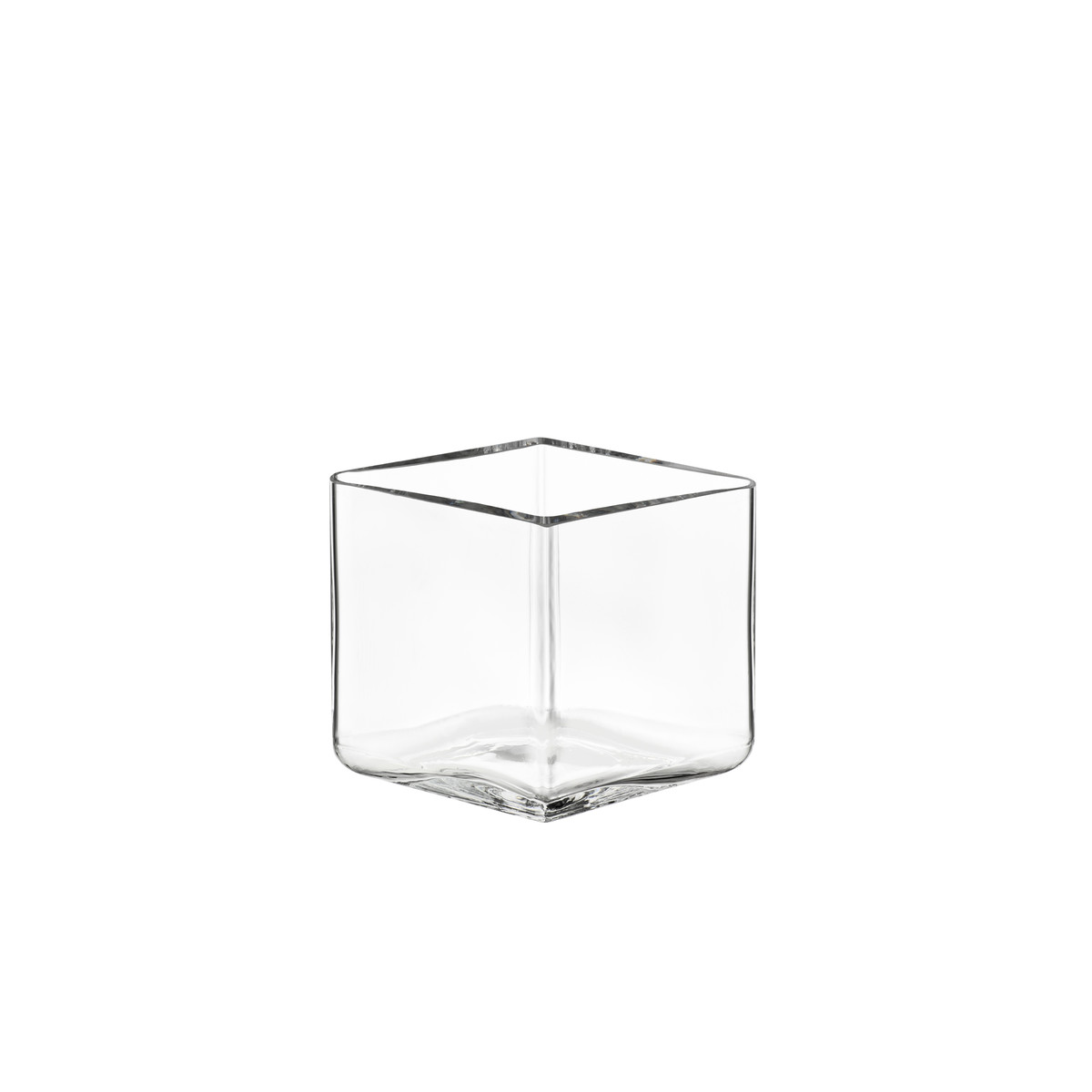 Iittala Ваза 8х11,5х11,5 см прозора Ruutu | https://grandposuda.com.ua
