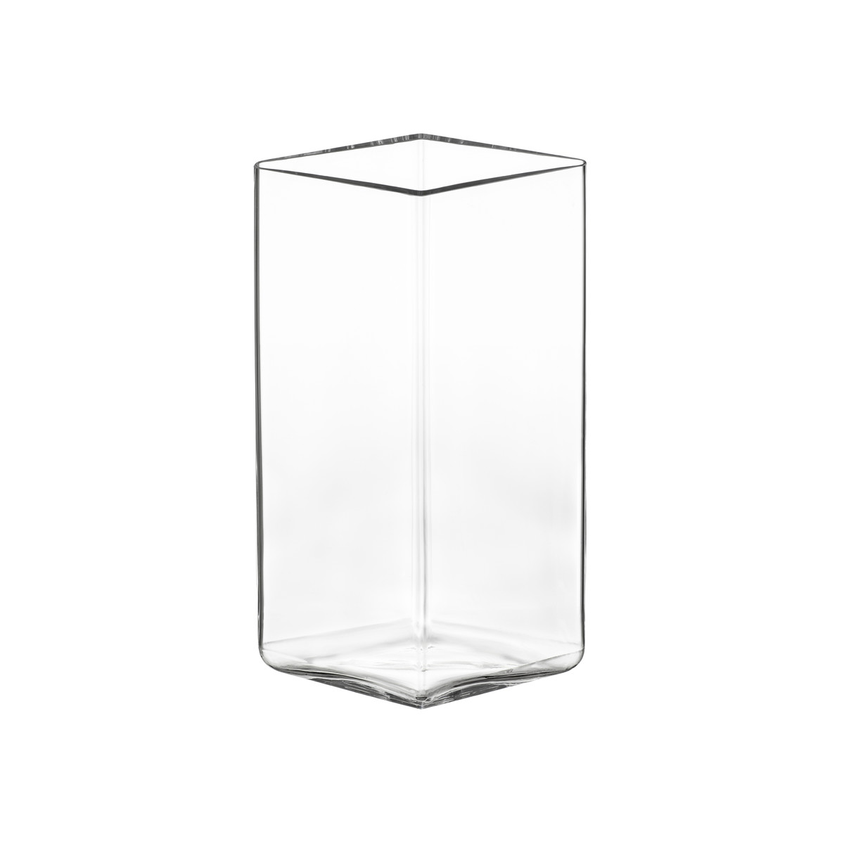 Iittala Ваза 18х11,5х11,5 см прозора Ruutu | https://grandposuda.com.ua