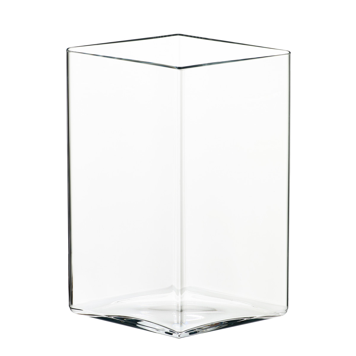 Iittala Ваза 27х20,5х20,5 см прозора Ruutu | https://grandposuda.com.ua
