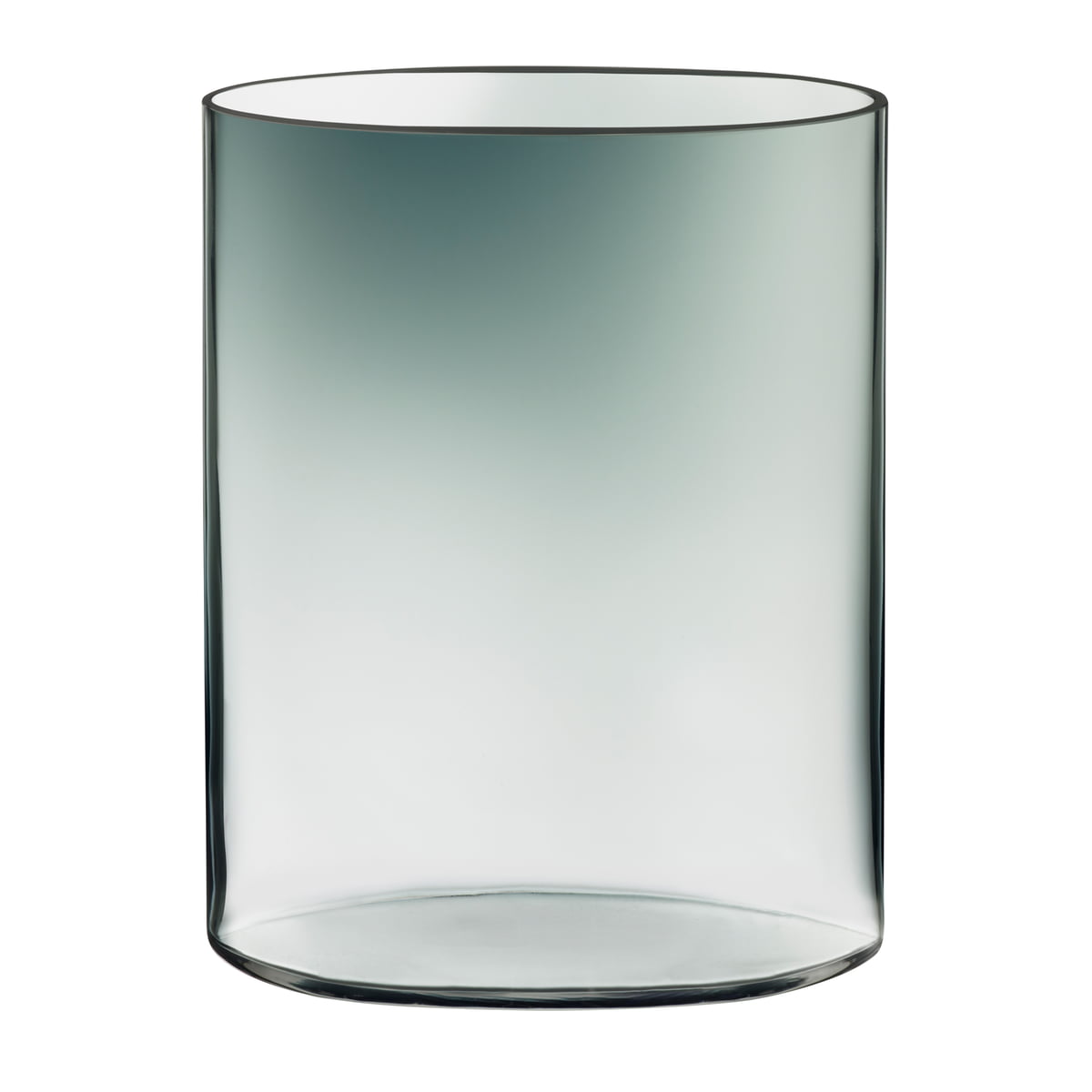 Iittala Ваза 25х25х25 см прозора / сіра Ovalis | https://grandposuda.com.ua