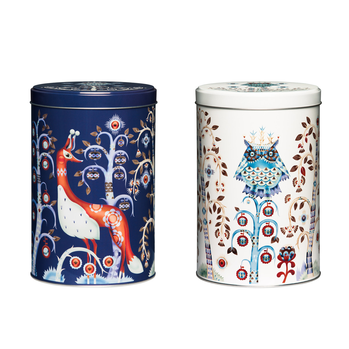 Iittala Ємність для зберігання 19,5х12,8х12,8х12,8 см синя Taika | https://grandposuda.com.ua